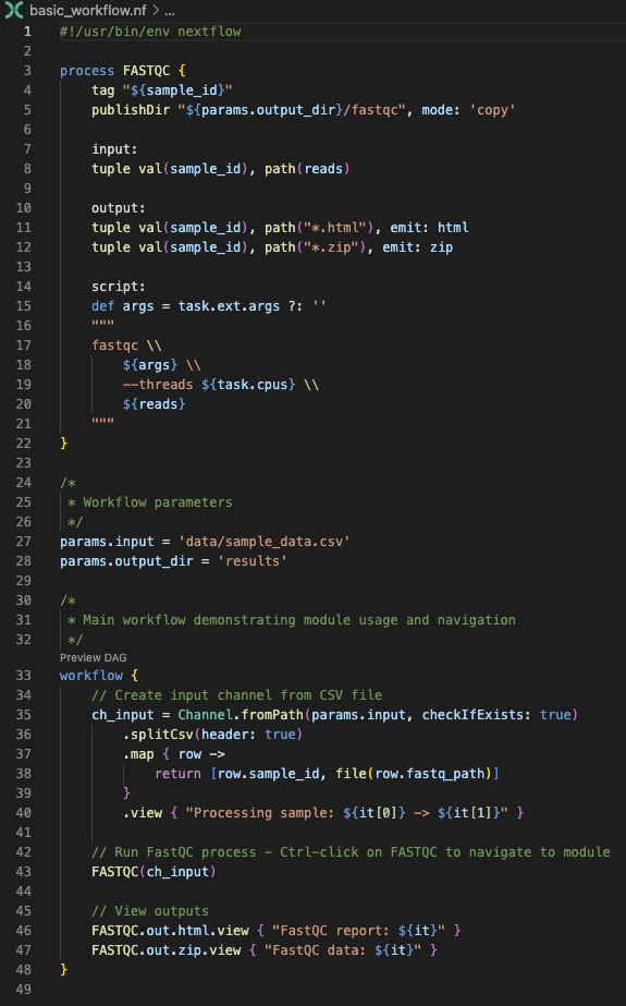 Demostración de Sintaxis